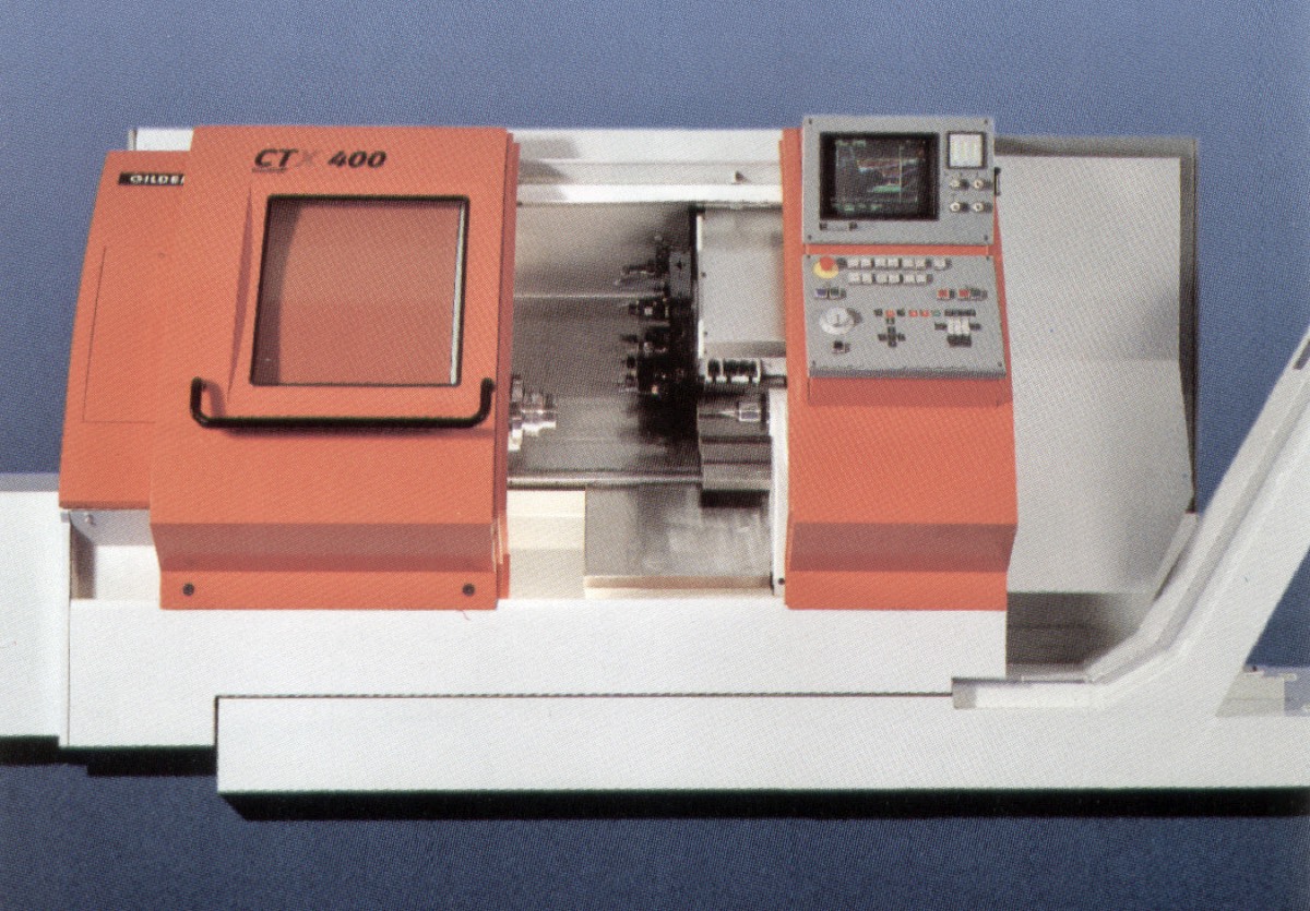 Gildemeister CTX 400 CNC-Drehmaschine mit Heidenhain EPL2-Steuerung — Prospektabbildung