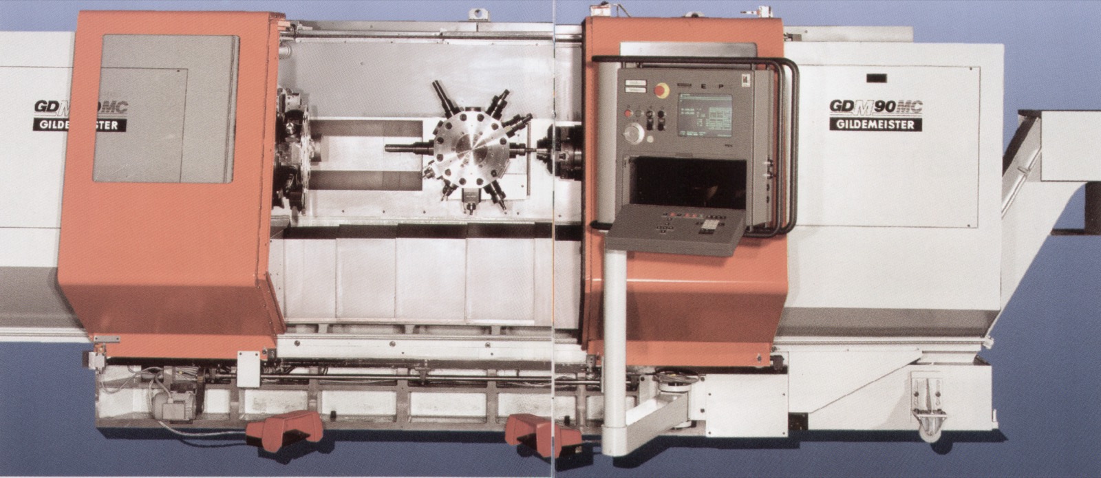 Gildemeister lathe in the ESDI workshop