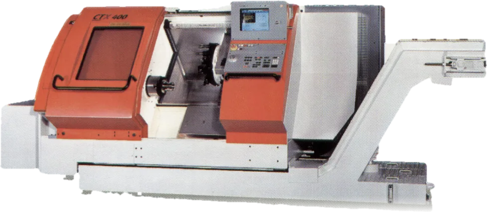 Gildemeister CTX 400 mit Heidenhain EP1190-Steuerung — Prospektabbildung
